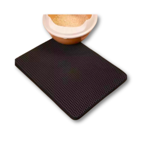 Cat Litter & Litter box 6297227020261 SAAS Cat Litter Mat 45x65cm Black