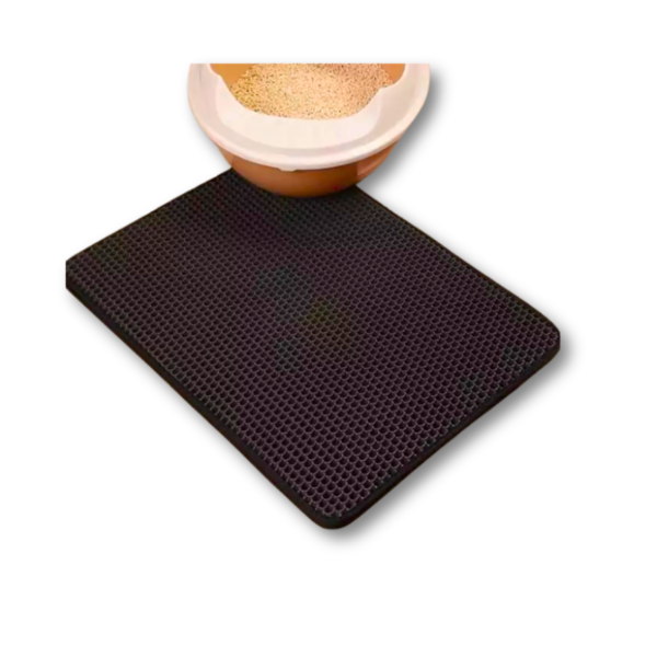 SAAS Cat Litter Mat 45x65cm Black