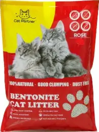 Cat Litter & Litter box 6972229781982 Cat Partner Bentonite Dust Free Clumping Litter 10 L – Rose