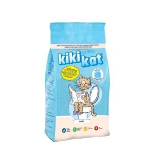 Kiki Kat White Bentonite Clumping Cat Litter - Cleany 10L (8.7 kg)