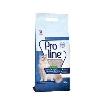 Proline Bentonite cat litter 5L Unscented