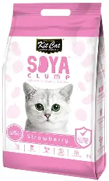 Kit Cat Soya Clump Soybean Cat Litter - Strawberry 7L