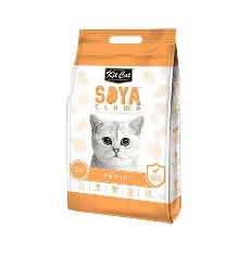 Kit Cat Soya Clump Soybean Cat Litter - Peach 7L