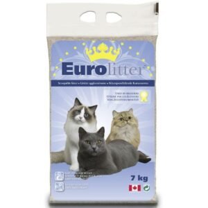 Cat Litter & Litter box 897438000159 Eurolitter Lavender Scent Clumping Cat Litter – 7kg