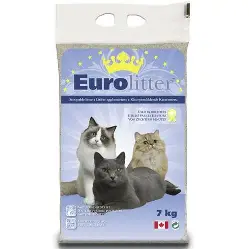 Cat Litter & Litter box 897438040124 Eurolitter Baby Powder Scent Clumping Cat Litter – 7kg