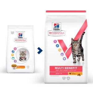 Cat dry food 052742055589 Hills Transforming Lives Vet Essentials Feline Adult Cat Multi-Benefit Chicken 1.5kg
