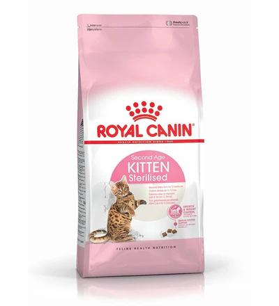 Cat dry food 3182550805186 Royal Canin Feline Kitten Sterlised Dry Cat Food 2kg