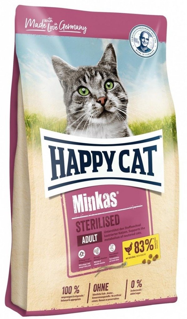 Happy Cat Minikas Sterlised Adult Cat Dry Food 1.5kg