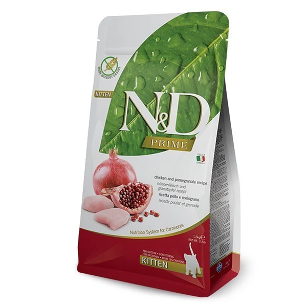 Cat dry food 8010276021199 Farmina N&D Chicken & Pomegranate Prime Kitten Dry Food 300g