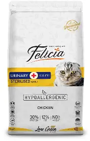 Cat dry food 8681299606641 Felicia Urinary Care Sterilised Cat Dry Food Chicken 2kg