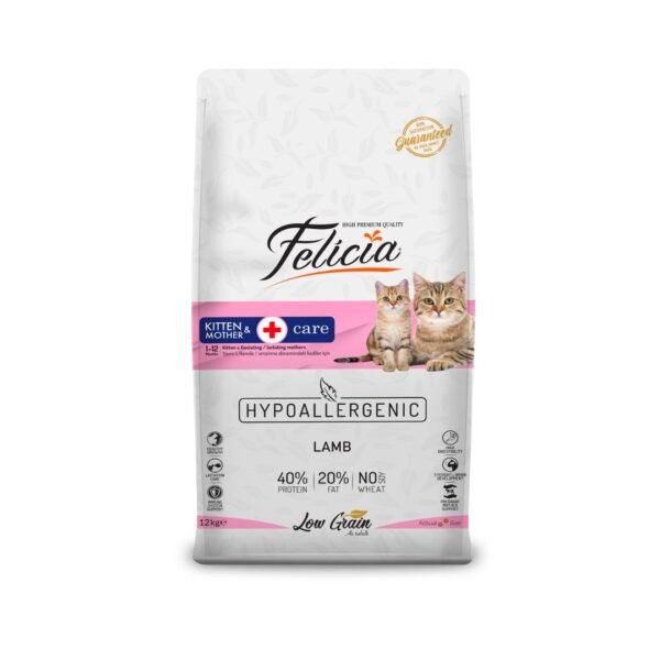 Felicia Kitten & Mother Cat Food with Lamb 2kg