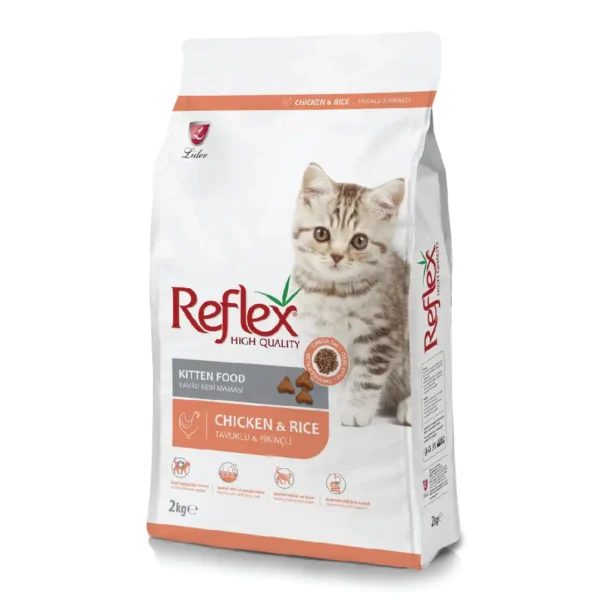 Reflex Kitten Dry Food Chicken & Rice 2kg