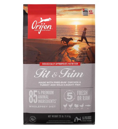 Orijen Fit & Trim Protein-Rich Adult Dog Dry Food 11.40kg