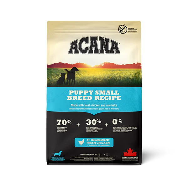 Acana Small Breed Recipe Puppy Dry Food 2KG