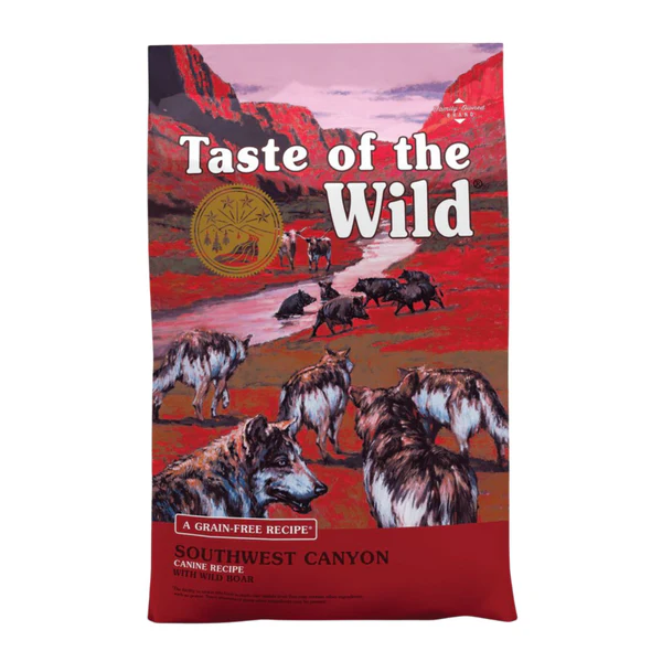 Dog Dry Food 074198612499 Taste of the Wild Southwest Canyon Canine Formula Dry Dog Food 2kg