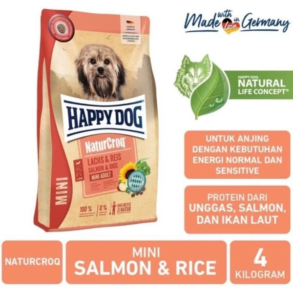 NaturCroq Mini Adut Salmon & rice 4kg
