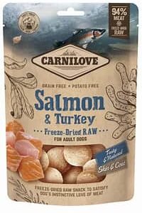 Carnilove Freeze-Dried Raw Snacks Salmon & Turkey 60g