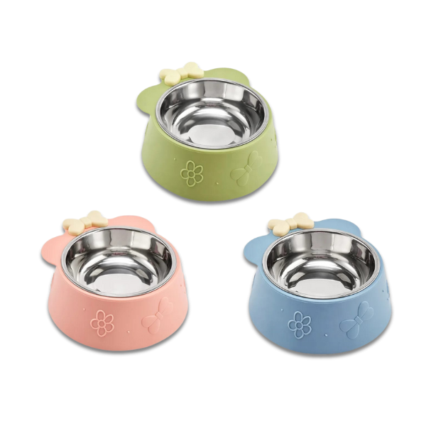 SAAS Pet Singles w/ Steel Bowls 18*7cm