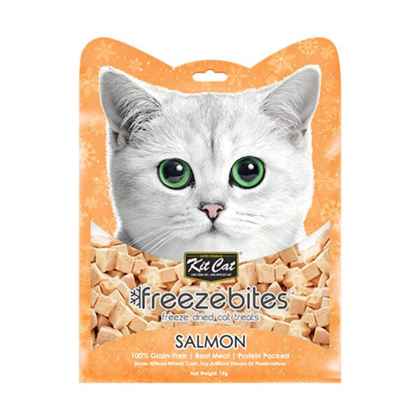 cat treats 671875797007 Kit Cat Freezebites Salmon 15g