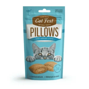 Cat Fest Pillows With Salmon Cream Omega-Rich Cat Snacks – 30g