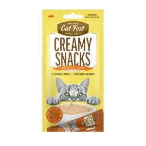 Cat Fest Creamy Snacks - Salmon w/ Caviar 4x10g