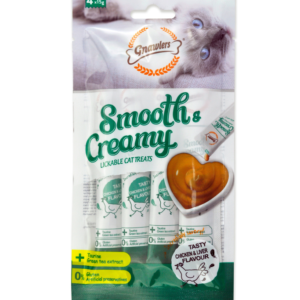 Gnawlers Smooth & Creamy Lickable Cat Treats (4pcsx15g) - Chicken & Liver Flavour