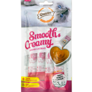 Gnawlers Smooth & Creamy Lickable Cat Treats (4pcsx15g) - Bonito Flavour