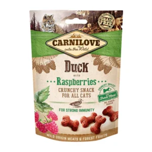 Carnilove Duck with Raspberries Crunchy Snack Cat Treats 50G