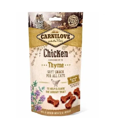 Carnilove Chicken w/ Tyme Soft Snack for Cats 50g