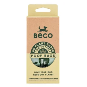 dog toys & accessories 5060189750955 Beco Bags Compostable Poo Bags for Dogs 60pcs