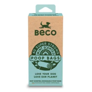 dog toys & accessories 5060189754755 Beco Bags Mint Scented Poo Bags for Dogs 60pcs