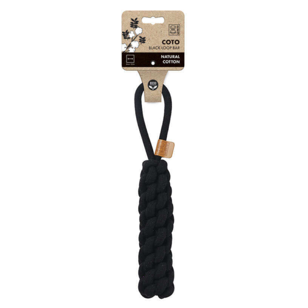 M-PETS Coto Black Loop Bar L Eco Friendly Dog Toy