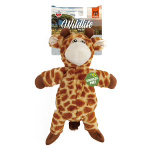 dog toys & accessories 6976551700789 FOFOS Wildlife Plush Giraffe Dog Toy