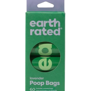 dog toys & accessories 870856001274 Earth Rated Dog Poop Bags – Refill Rolls 60bags/4 rolls(Lavender)