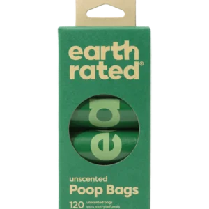 dog toys & accessories 870856001281 Earth Rated Dog Poop Bags – Refill Rolls 60bags/ 4 rolls