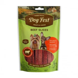 Dogfest beef Slices 55g for small breed