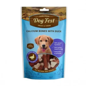 Dog Fest Calcium Bones With Duck For Puppies 90g(3.17oz)