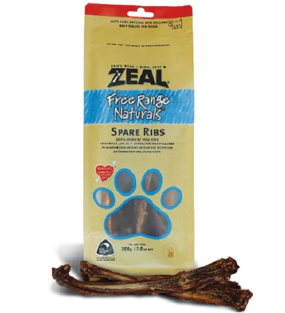 Zeal Free Range Naturals Zeal Spare Ribs (125gr)