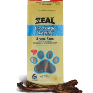 dog treats 9421019150301 Zeal Free Range Naturals Dried Spare Ribs 200g