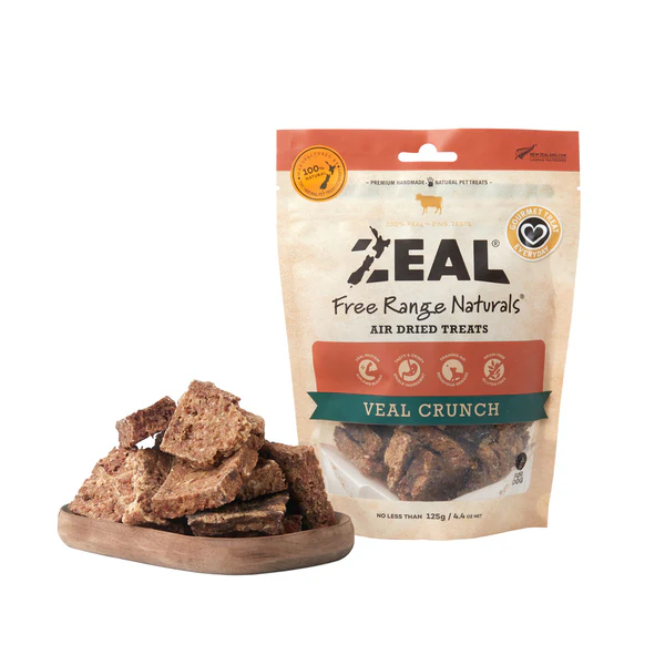 dog treats 9421019151087 Zeal Free Range Naturals Zeal Veal Crunch 125g