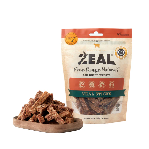 dog treats 9421019151131 Zeal Free Range Naturals Zeal Veal Sticks 125g