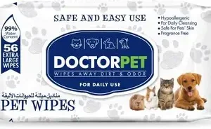 Doctor Pet Wipes 56's