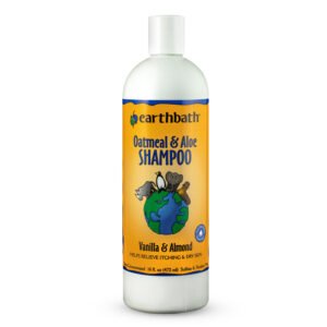 earthbath® Oatmeal & Aloe Shampoo, Vanilla & Almond, Helps Relieve Itchy Dry Skin, Made in USA, 472ml