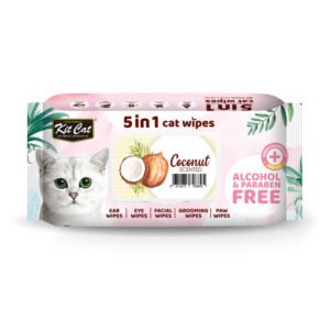 KitCat Grooming Wipes Coconut Scents