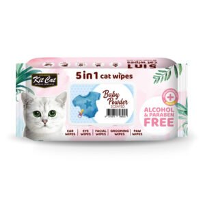 KitCat Grooming Wipes Baby Powder