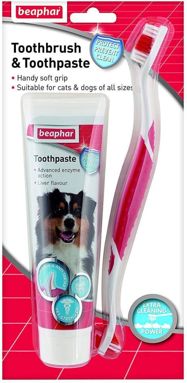 Beaphar Toothbrush & toothpaste -Combipack